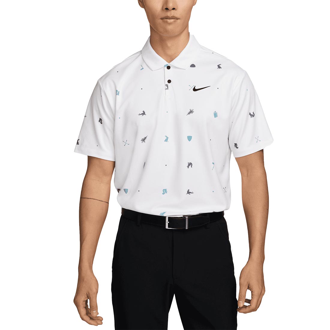 Nike Dri-FIT Tour Icon Print Polo – Golf Discount