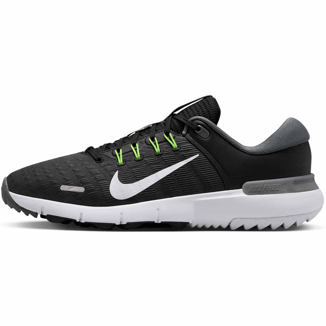 Nike Free Golf NN Golf Shoes Black/White/Iron Grey – Golf Discount