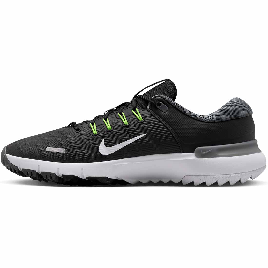 Nike Free Golf NN Golf Shoes Black/White/Iron Grey – Golf Discount