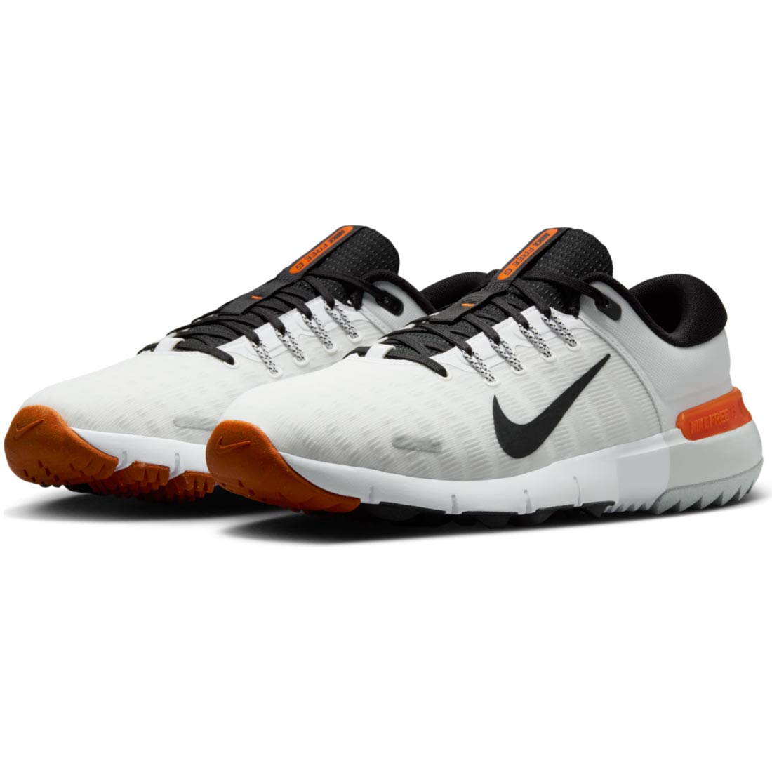 【 27.0 】NIKE ナイキ golf ゴルフシューズ スニーカー Nike Free Golf NN Golf Shoes White/Black/Safety Orange – Golf Discount