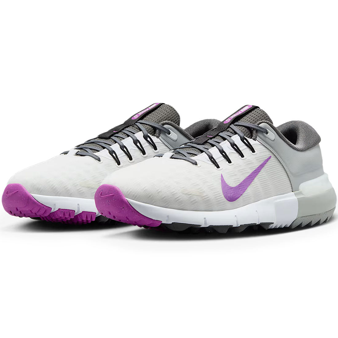 Nike Free Golf NN Golf Shoes White/Vivid Purple