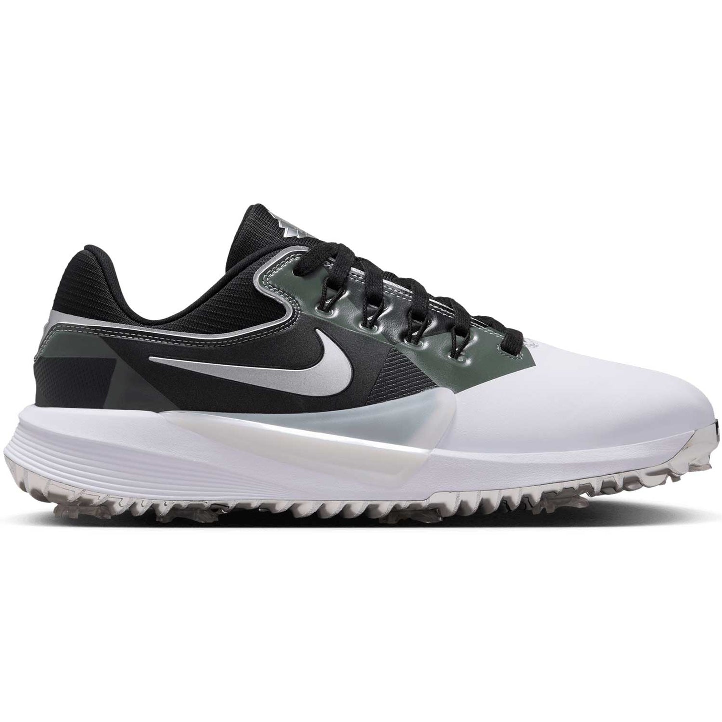 Nike Victory Pro 4 NRG Golf Shoes White/Black/Metallic Silver/Fir