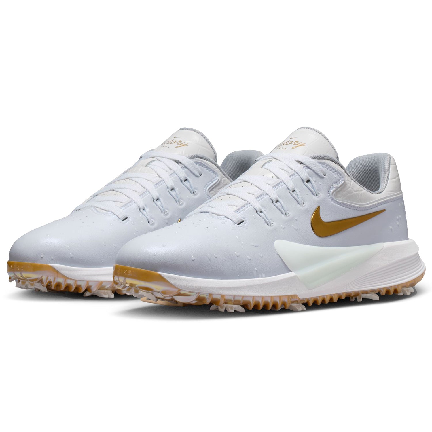 Nike Victory Pro 4 NRG Limited Edition Golf Shoes White/Gold