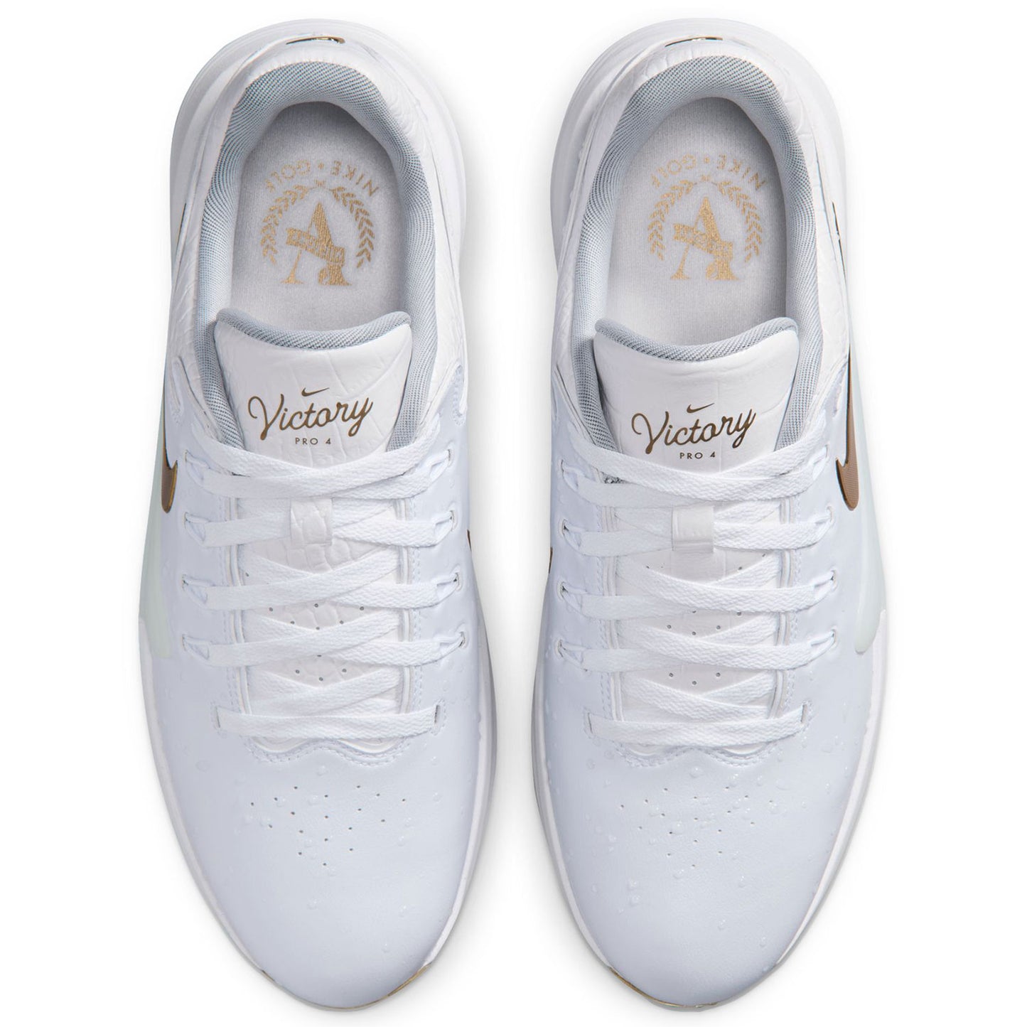 Nike Victory Pro 4 NRG Limited Edition Golf Shoes White/Gold