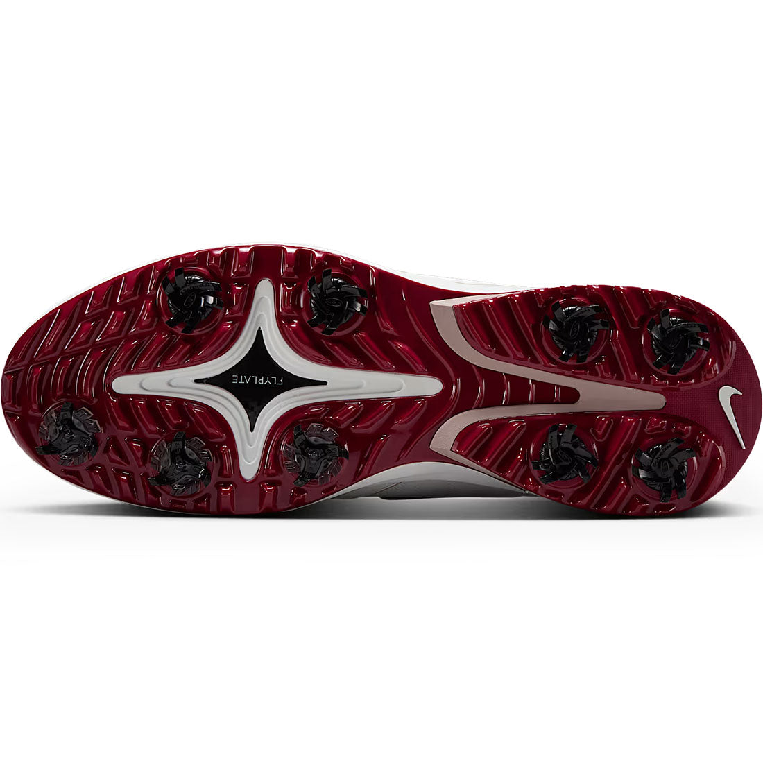 Nike Victory Tour 4 Golf Shoes Summit White/Taupe Grey/Team Red