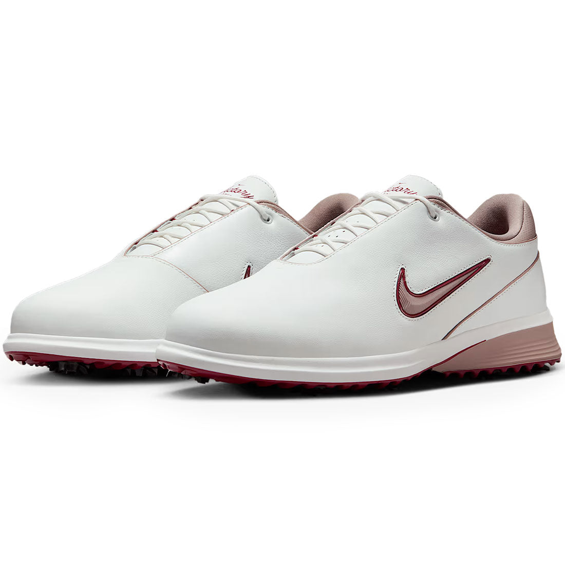 Nike Victory Tour 4 Golf Shoes Summit White/Taupe Grey/Team Red