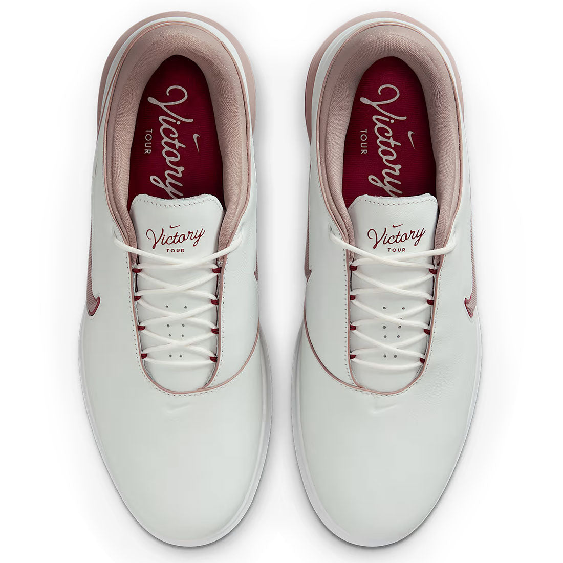 Nike Victory Tour 4 Golf Shoes Summit White/Taupe Grey/Team Red