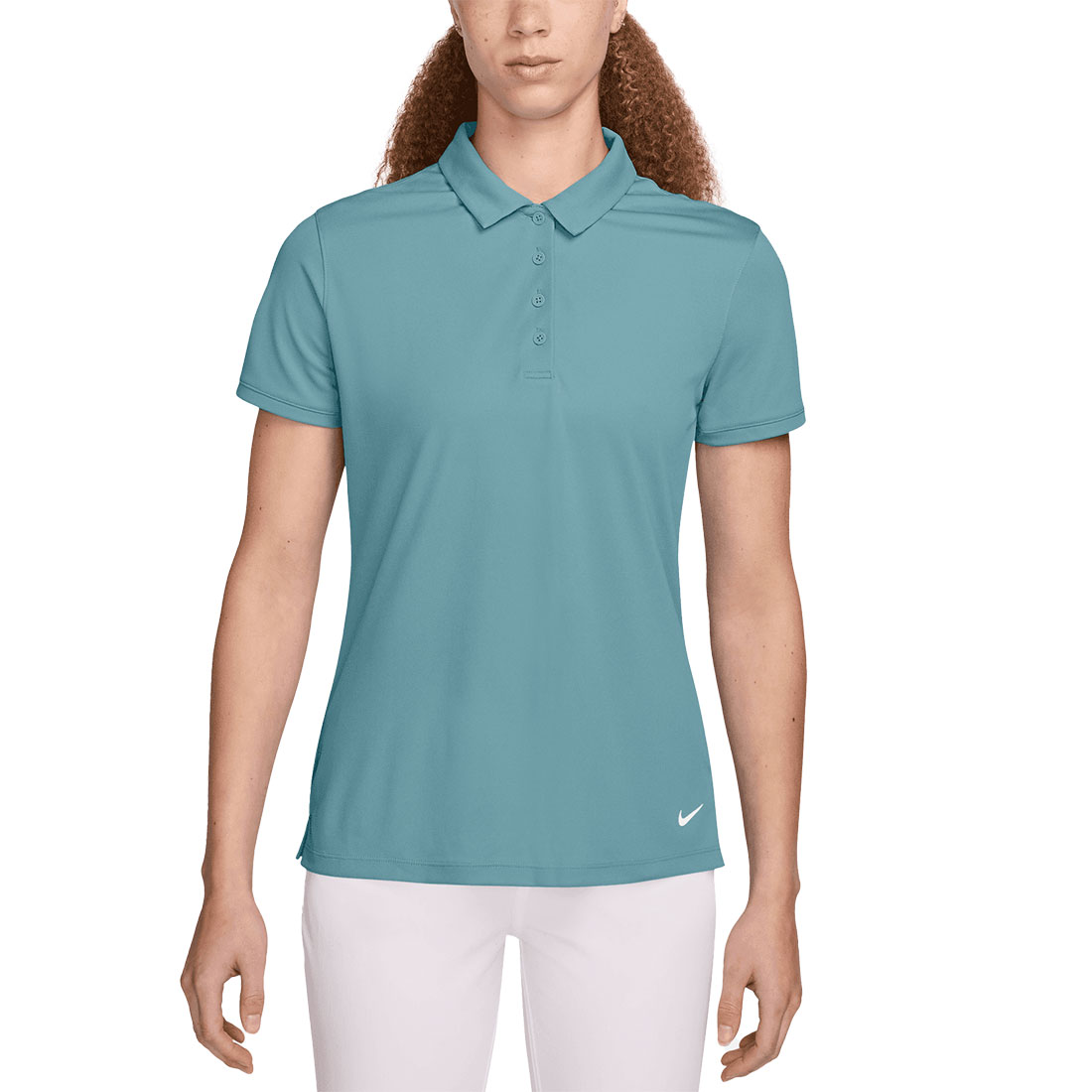 nike women's fairway short sleeve golf polo top