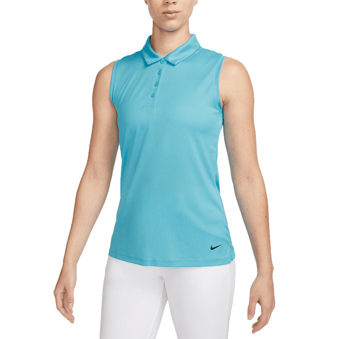 nike women's dry sleeveless victory polo