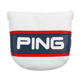 Ping Red White & Golf Mallet Headcover
