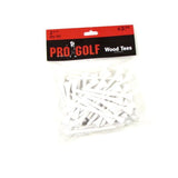Pro Golf 2 3/4 inch Wood Tees