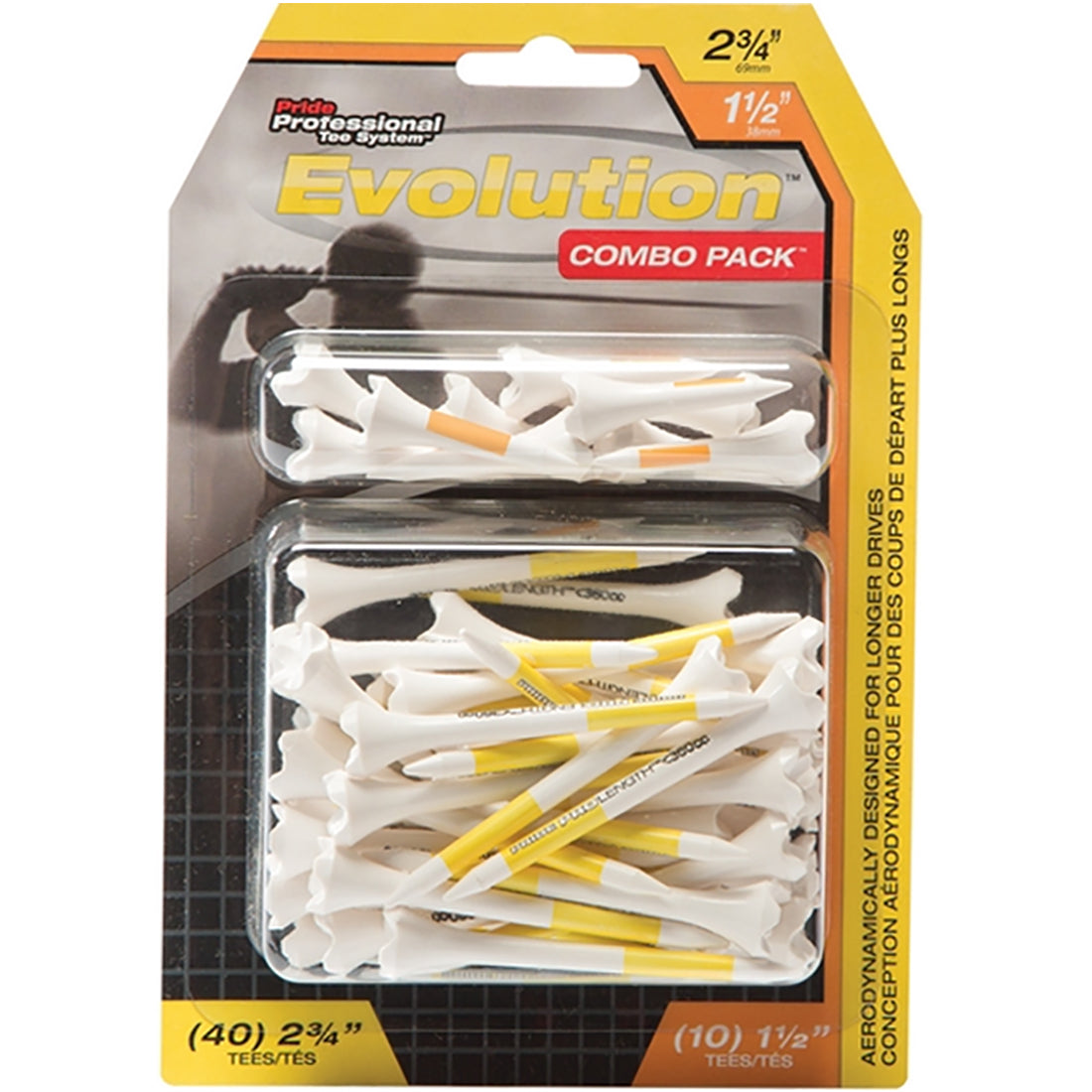 40 - 2.75 inch; 10 - 1.5 inch