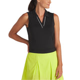 Puma Women's Cloudspun Piped Sleeveless Polo