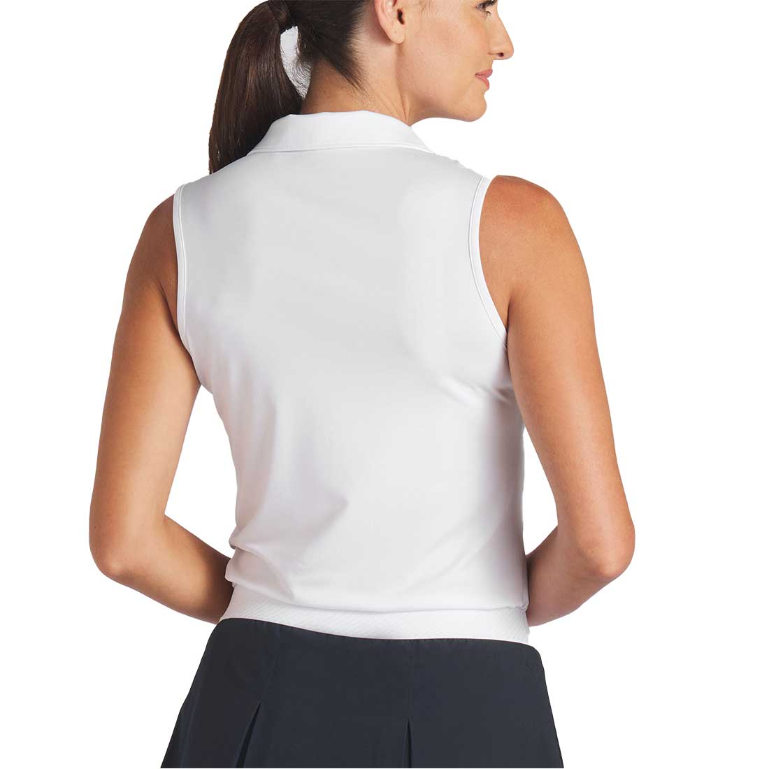 Puma Women's Cloudspun Piped Sleeveless Polo