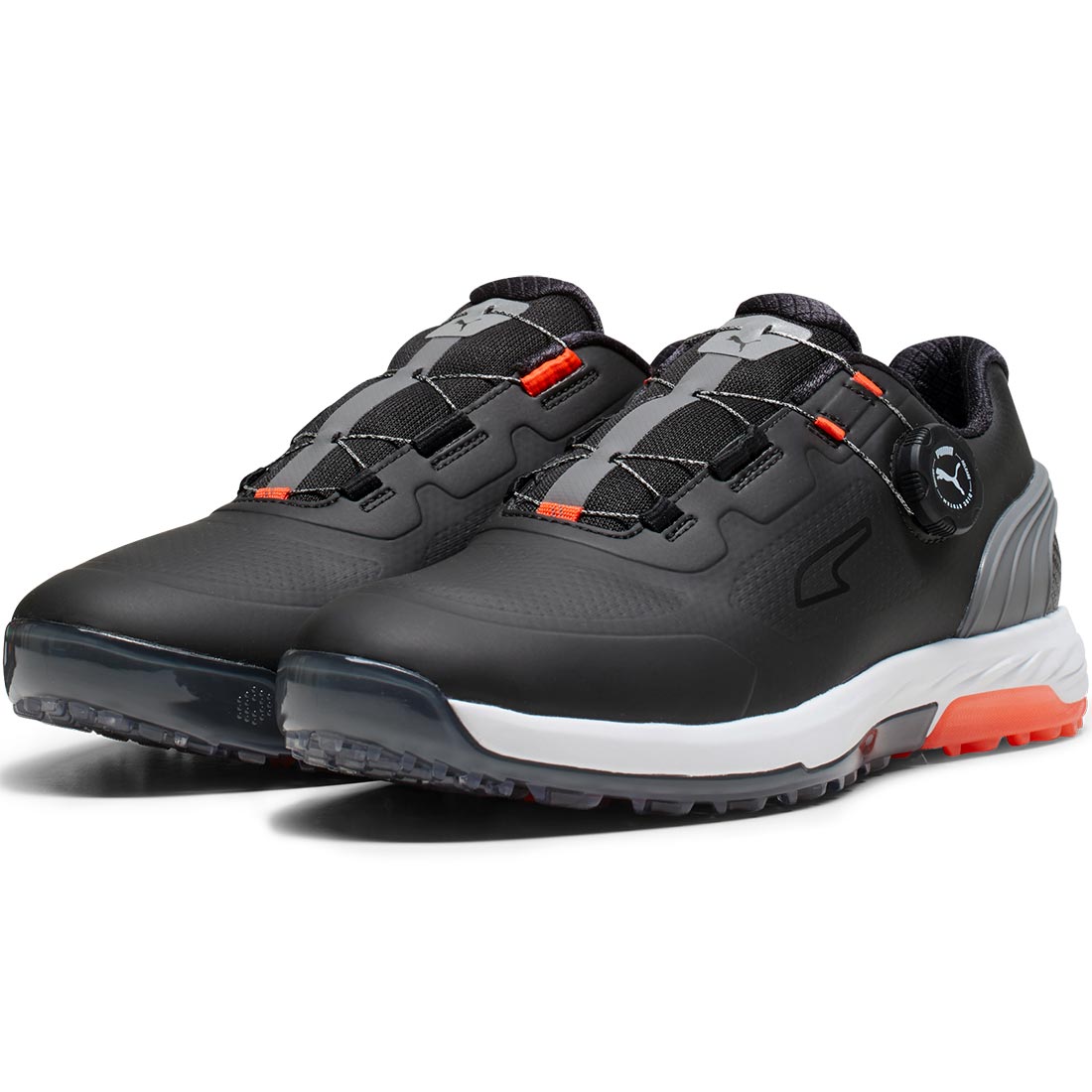 Puma AlphaCat Nitro Disc Golf Shoes Black/Quiet Shade/Red