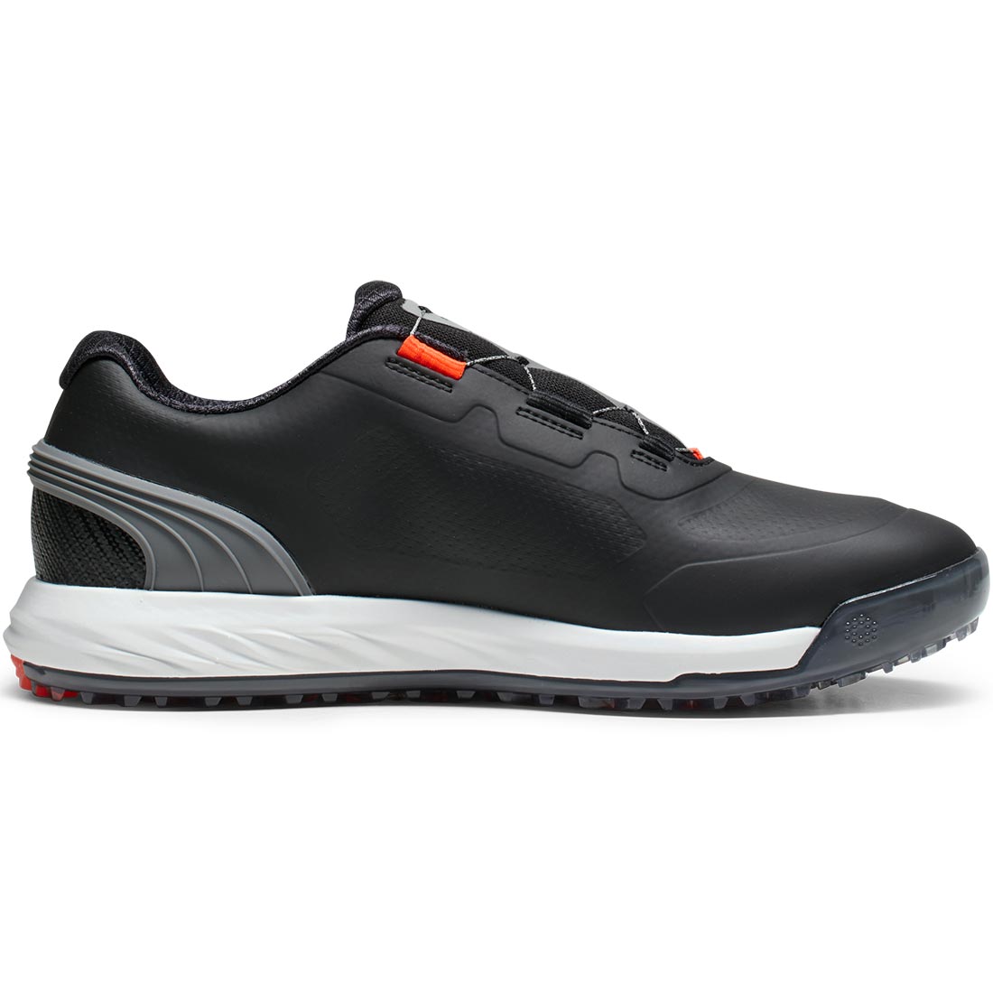 Puma AlphaCat Nitro Disc Golf Shoes Black/Quiet Shade/Red – Golf