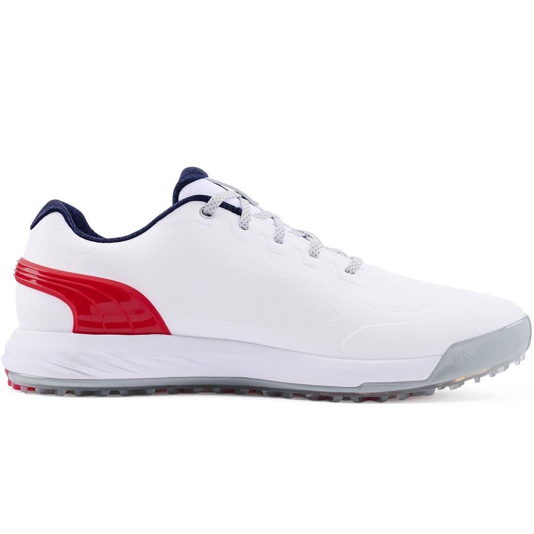 Puma Alphacat Nitro Golf Shoes White/For All Time Red – Golf Discount