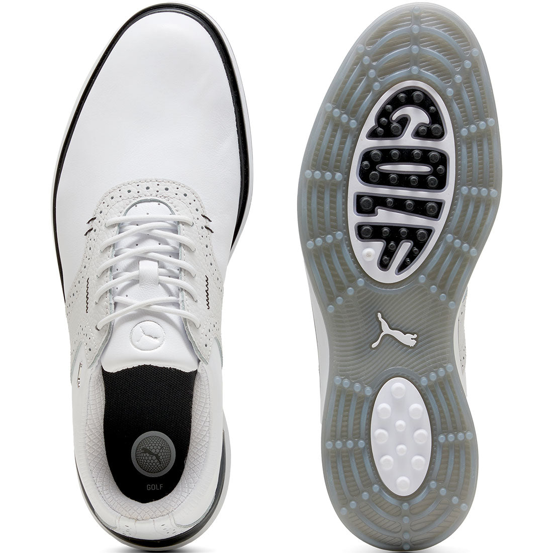 Puma Avant Golf Shoes White/Ash Grey/Black