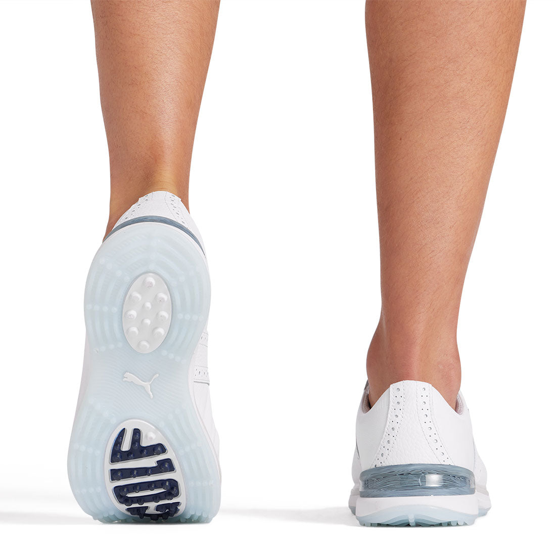 Puma Avant Golf Shoes White/Ash Grey/Icy Blue
