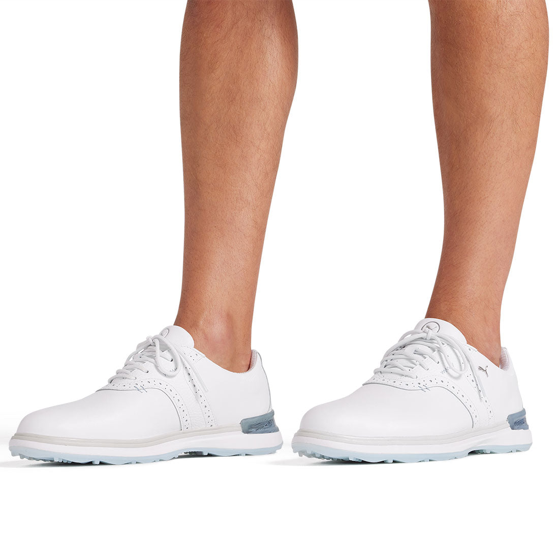 Puma Avant Golf Shoes White/Ash Grey/Icy Blue