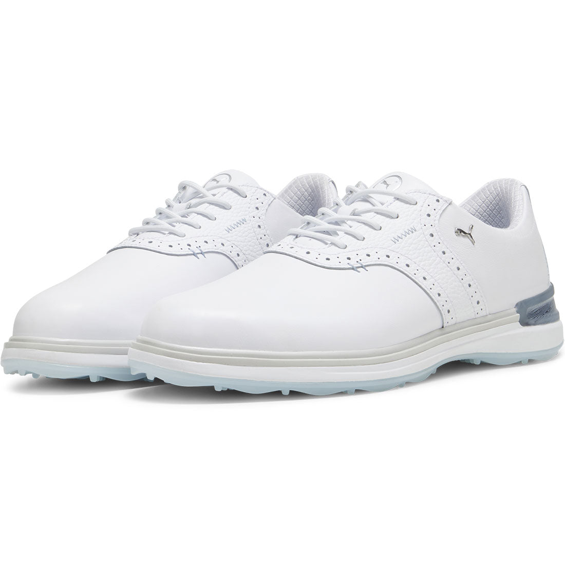 Puma Avant Golf Shoes White/Ash Grey/Icy Blue