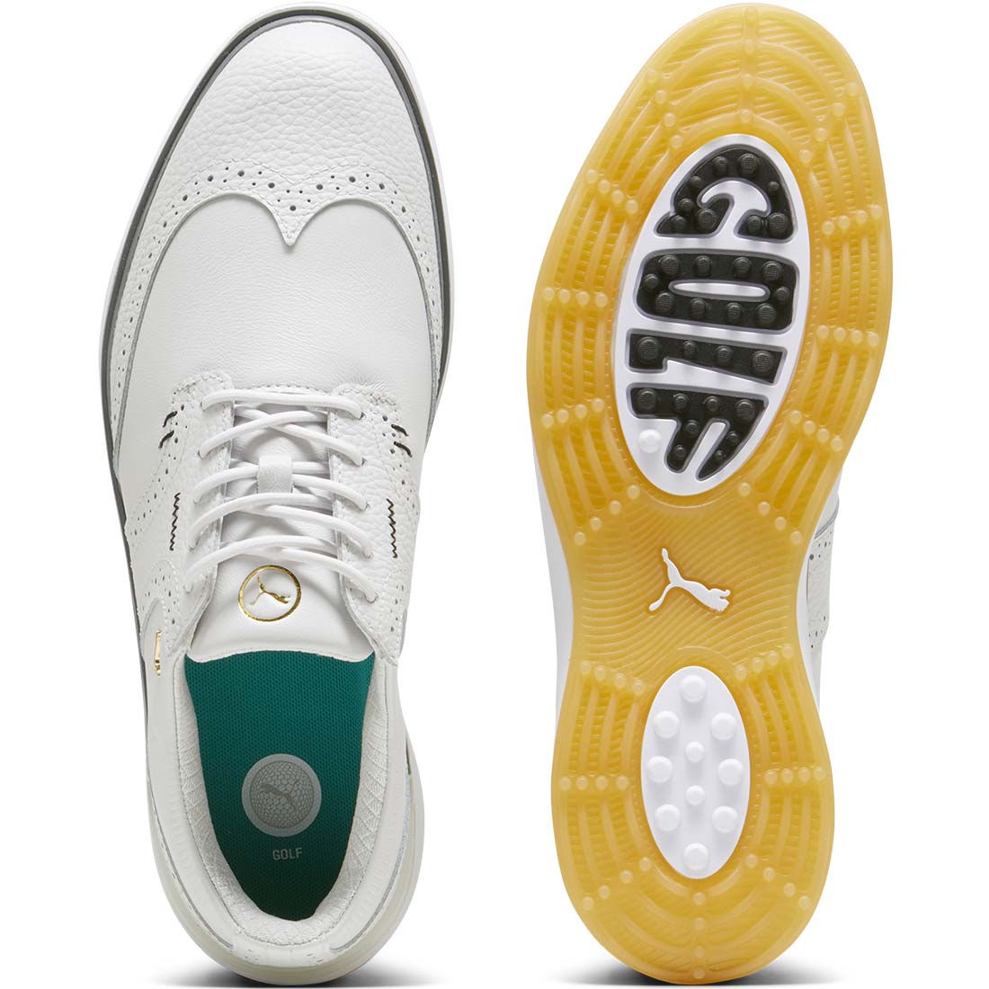 Puma Avant Wingtip Golf Shoes Feather Grey/Slate Grey