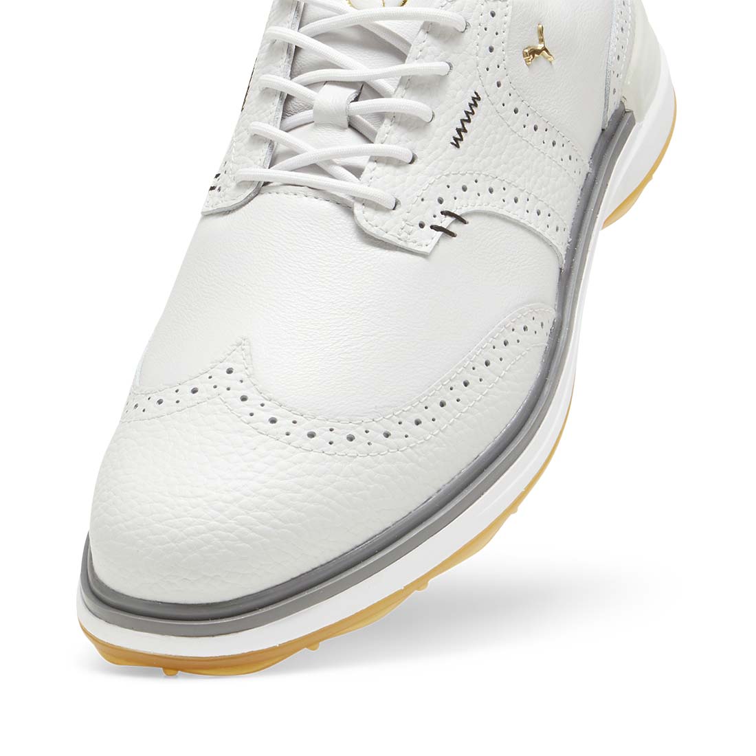 Puma Avant Wingtip Golf Shoes Feather Grey/Slate Grey