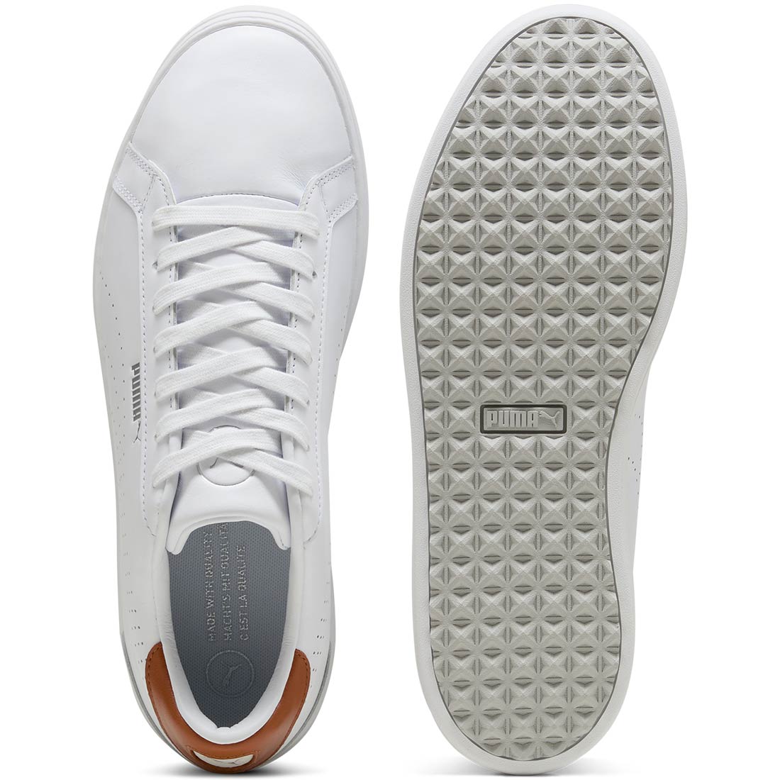 Puma Classic G Golf Shoes White/Ash Grey