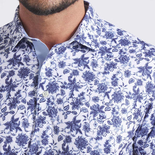 Puma Cloudspun Carmela Floral Golf Polo