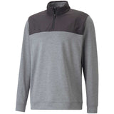 Puma Cloudspun Colorblock 1/4 Zip Golf Pullover