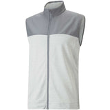Puma Cloudspun Colorblock Full Zip Golf Vest