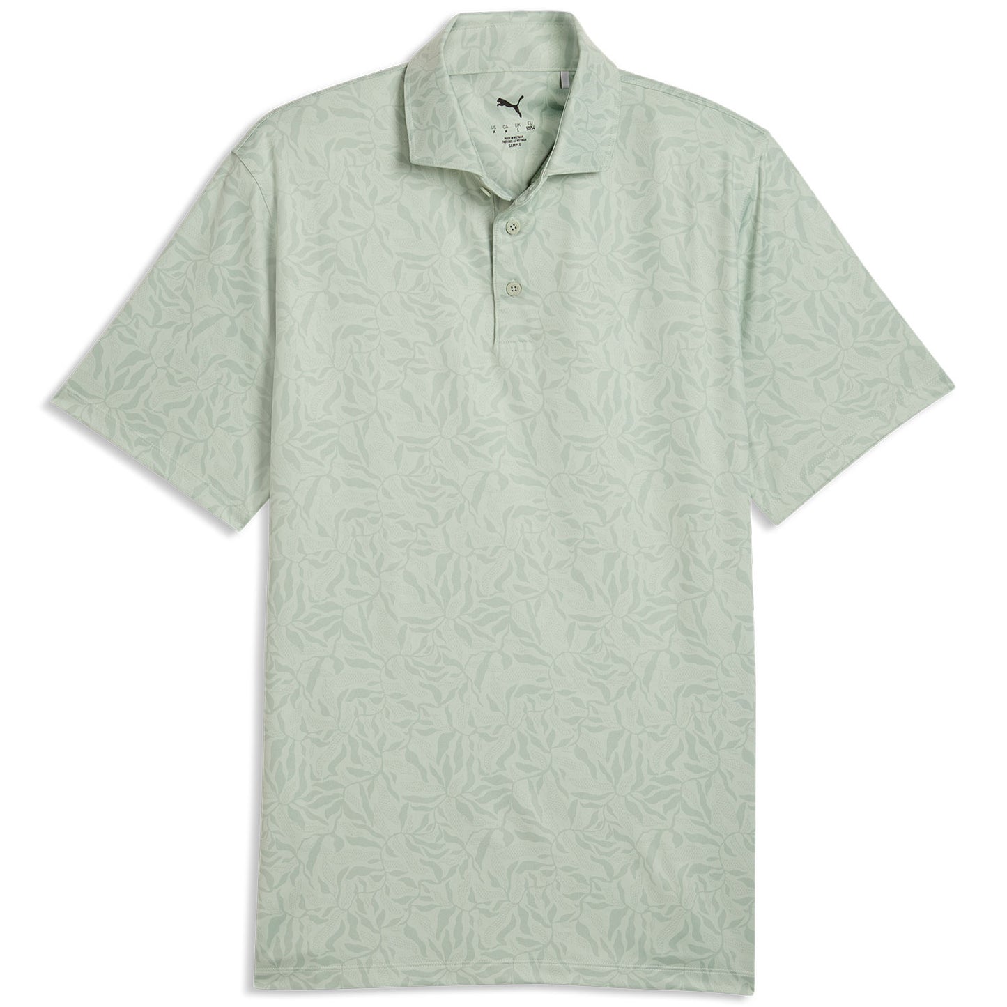 Puma Cloudspun Marine Botanical Golf Polo