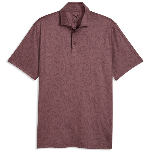 Puma Cloudspun Marine Botanical Golf Polo