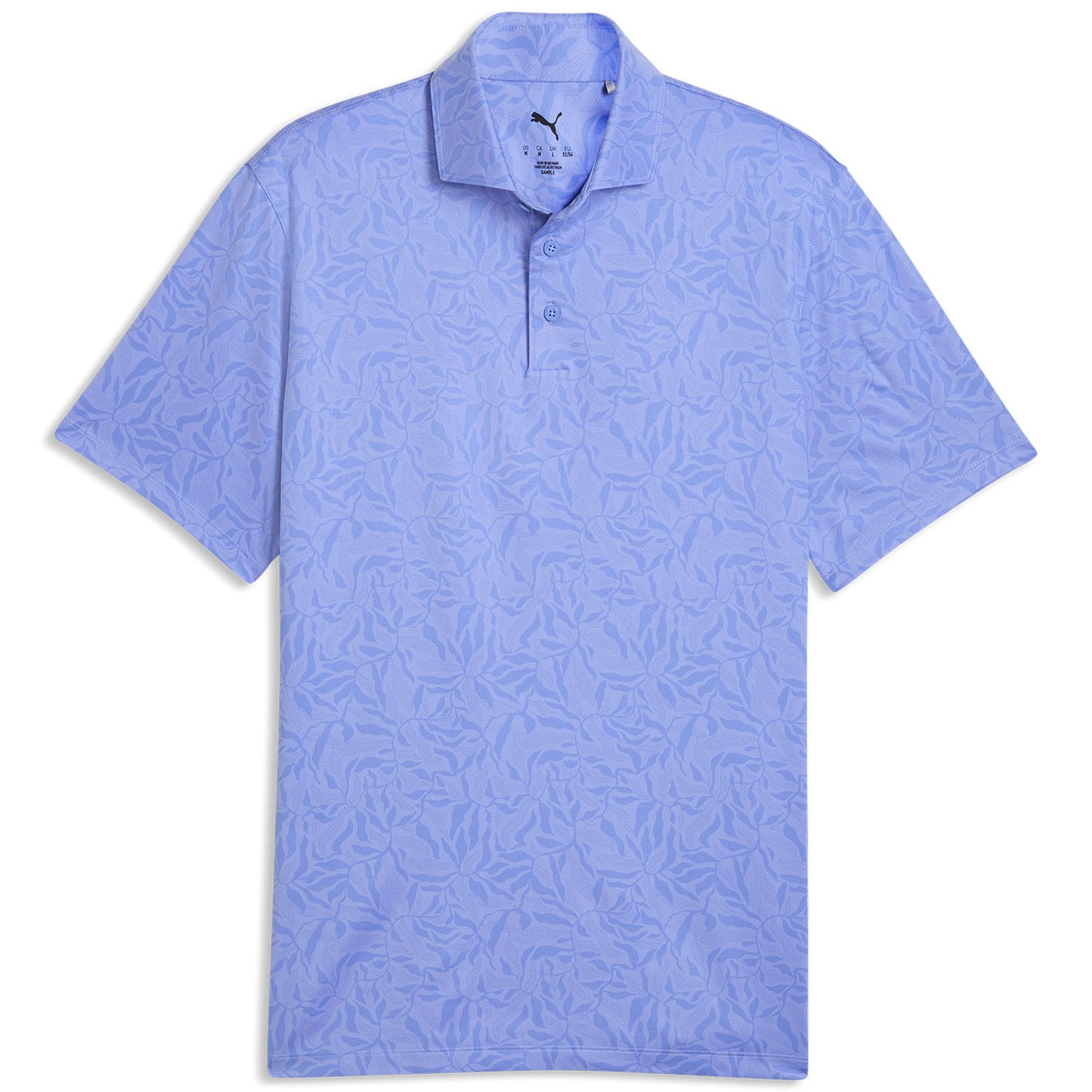 Puma Cloudspun Marine Botanical Golf Polo