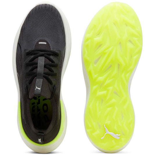 Puma Electrocat Nitro Golf Shoes Black/Strong Gray/Fast Yellow