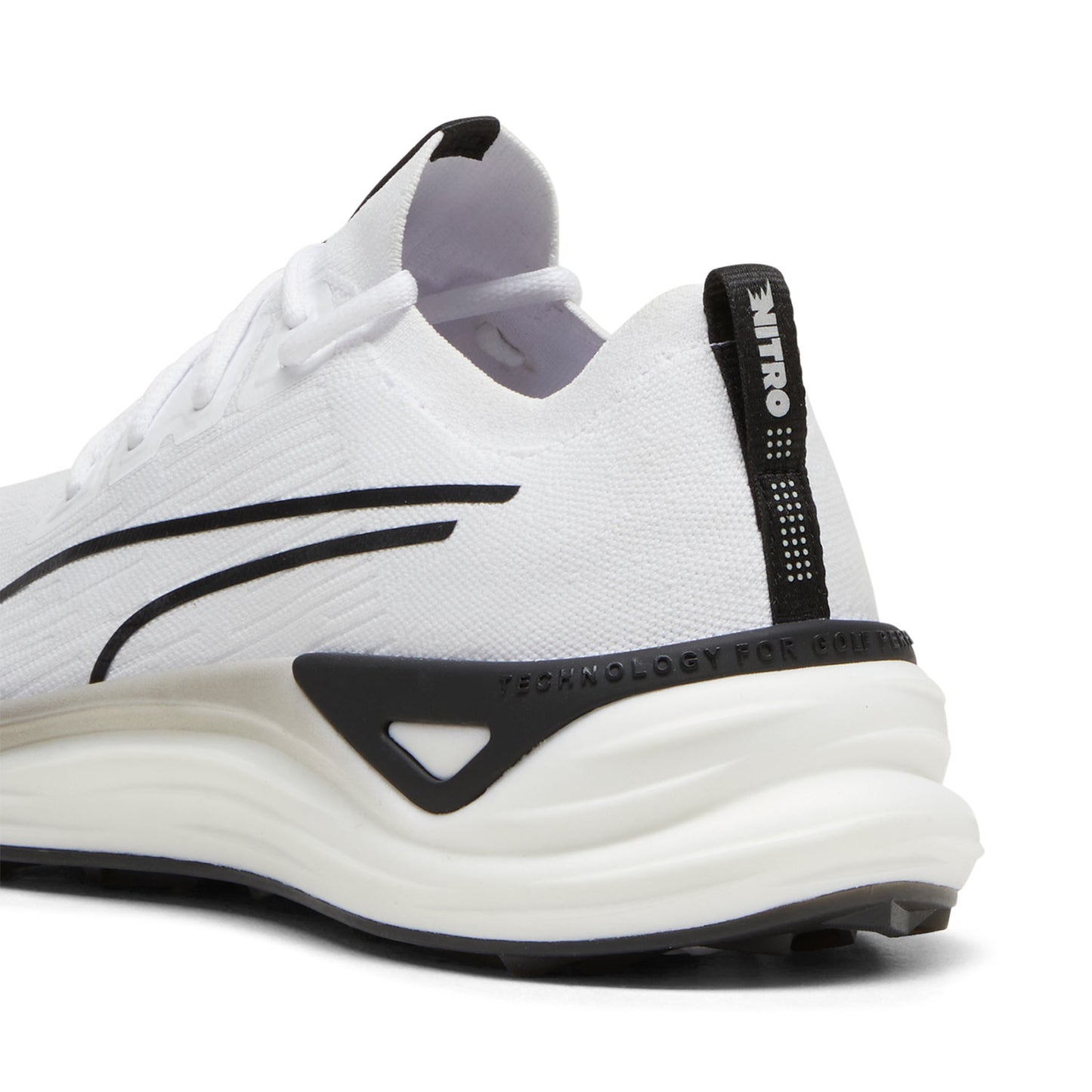 Puma Electrocat Nitro Golf Shoes White/Black