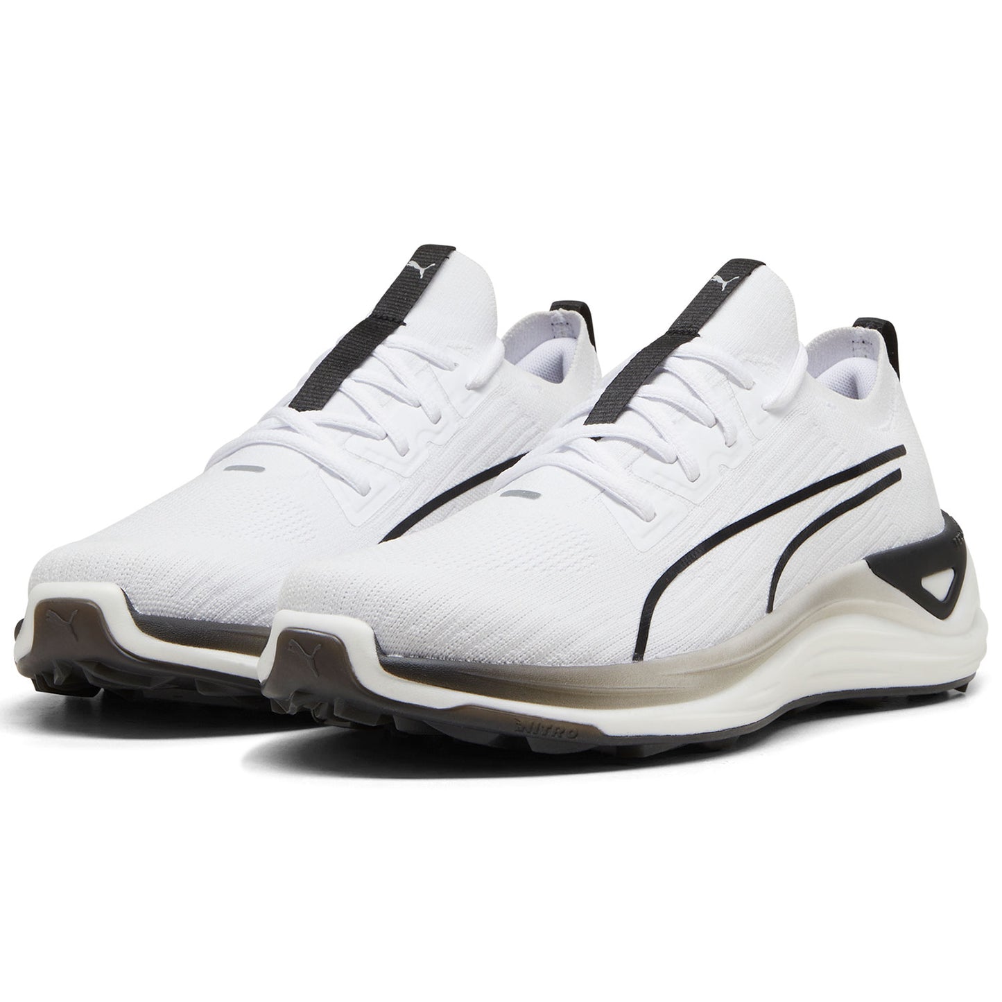 Puma Electrocat Nitro Golf Shoes White/Black