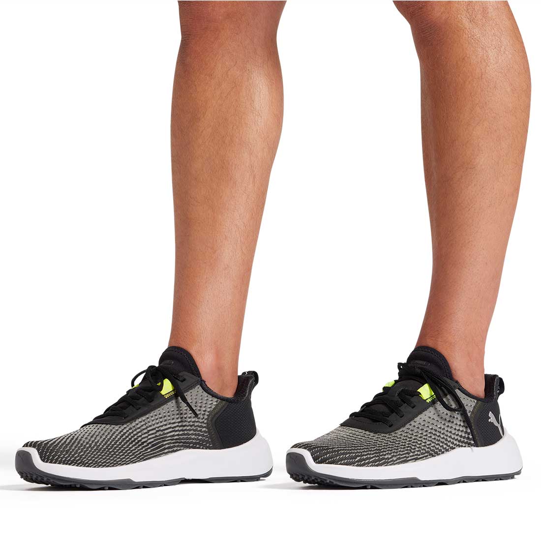 Puma Fusion Crush Sport Golf Shoes Black/Electric Lime