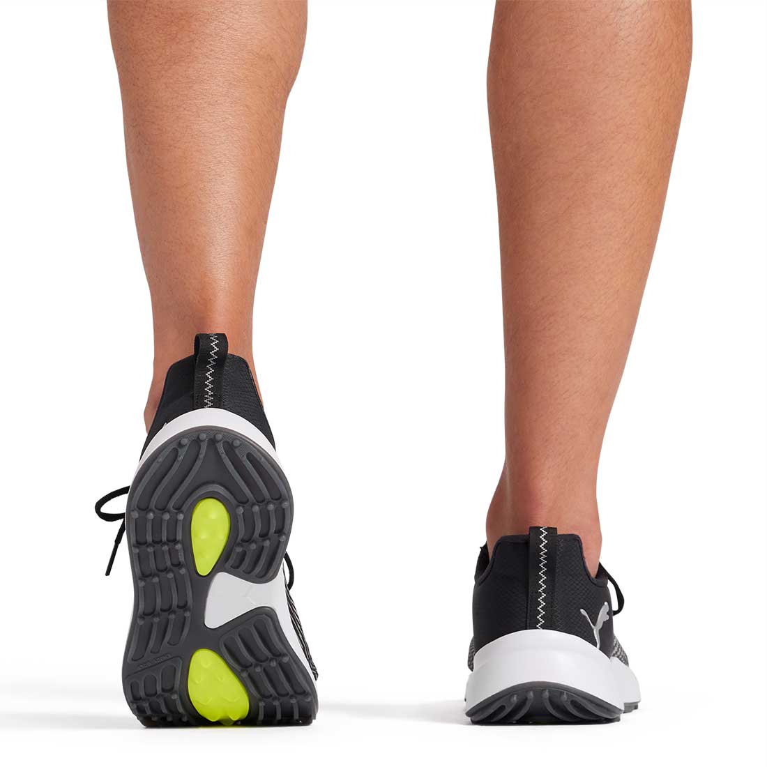 Puma Fusion Crush Sport Golf Shoes Black/Electric Lime