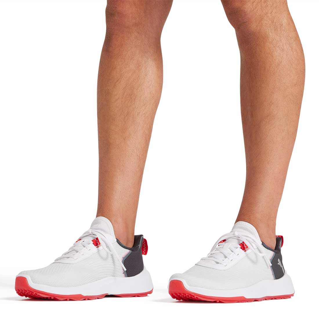 Puma Fusion Crush Sport Golf Shoes White/Dark Coral