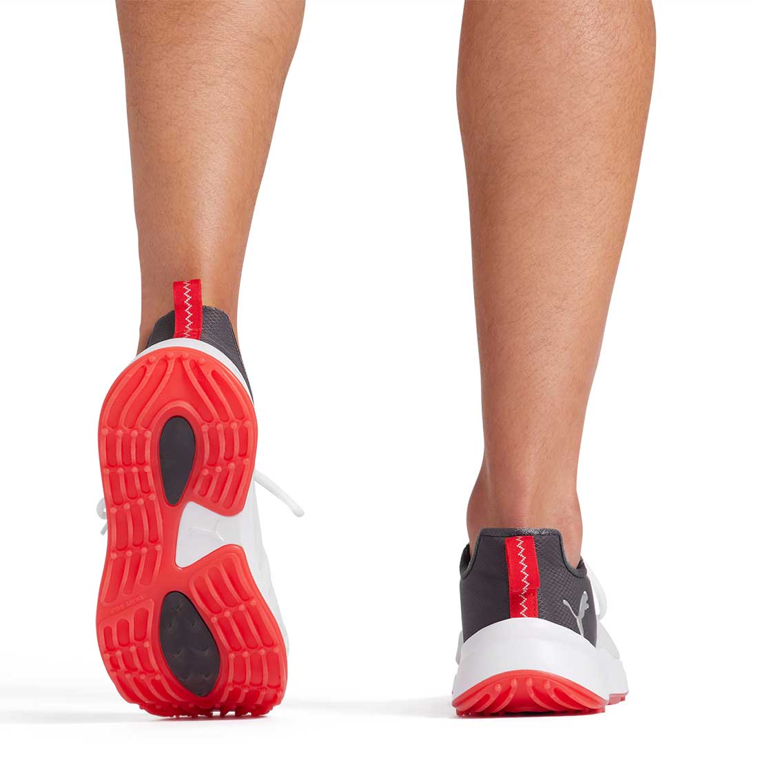 Puma Fusion Crush Sport Golf Shoes White/Dark Coral