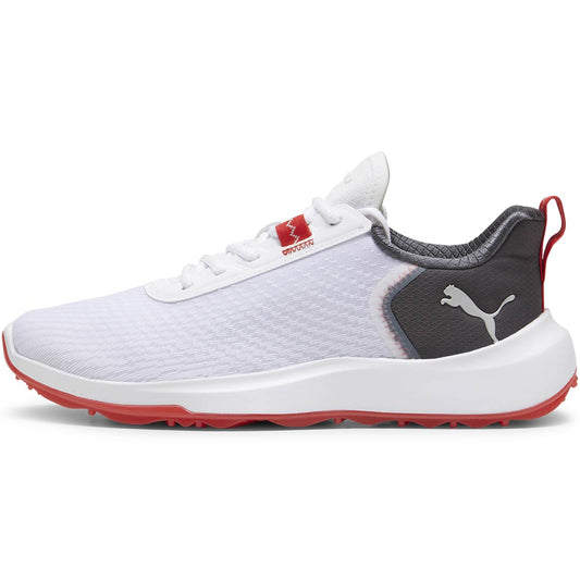 Puma Fusion Crush Sport Golf Shoes White/Dark Coral