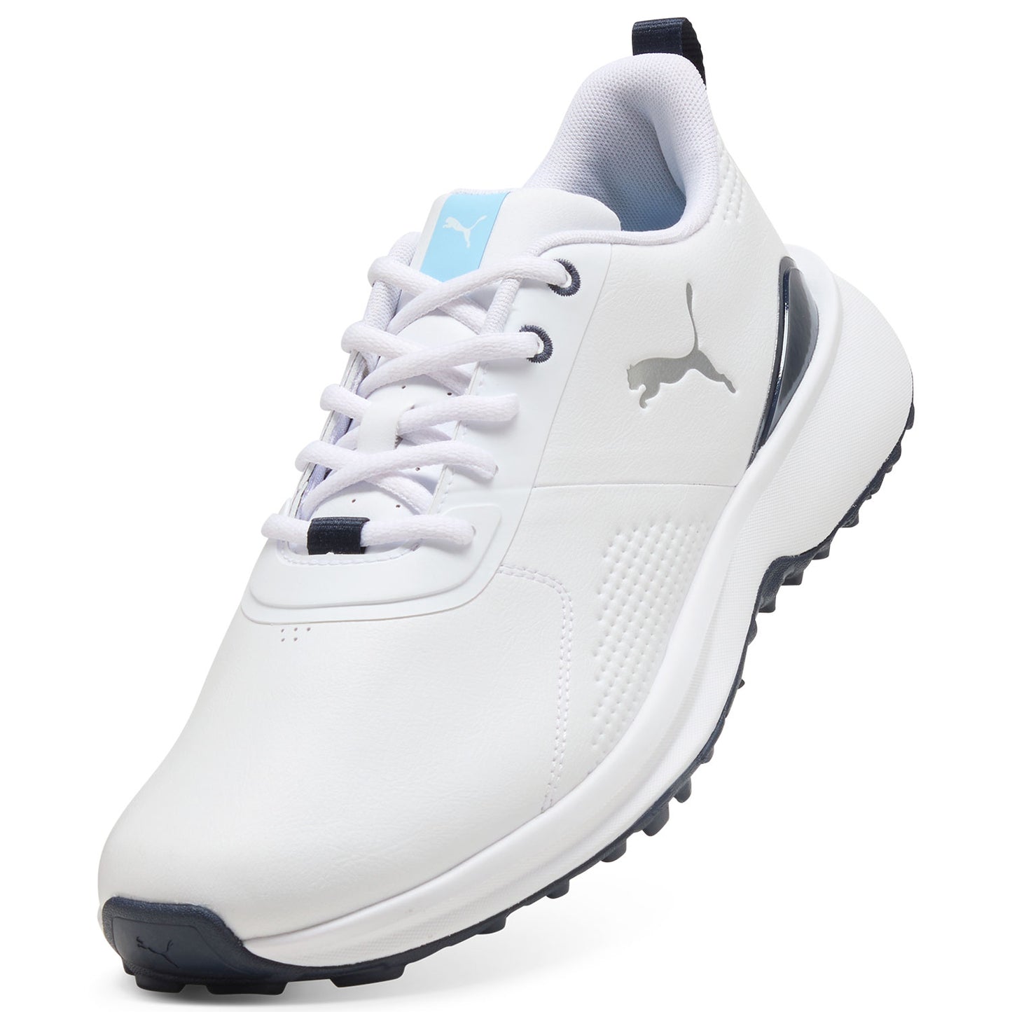 Puma Fusion Grip 6 Evo Golf Shoes White/Silver