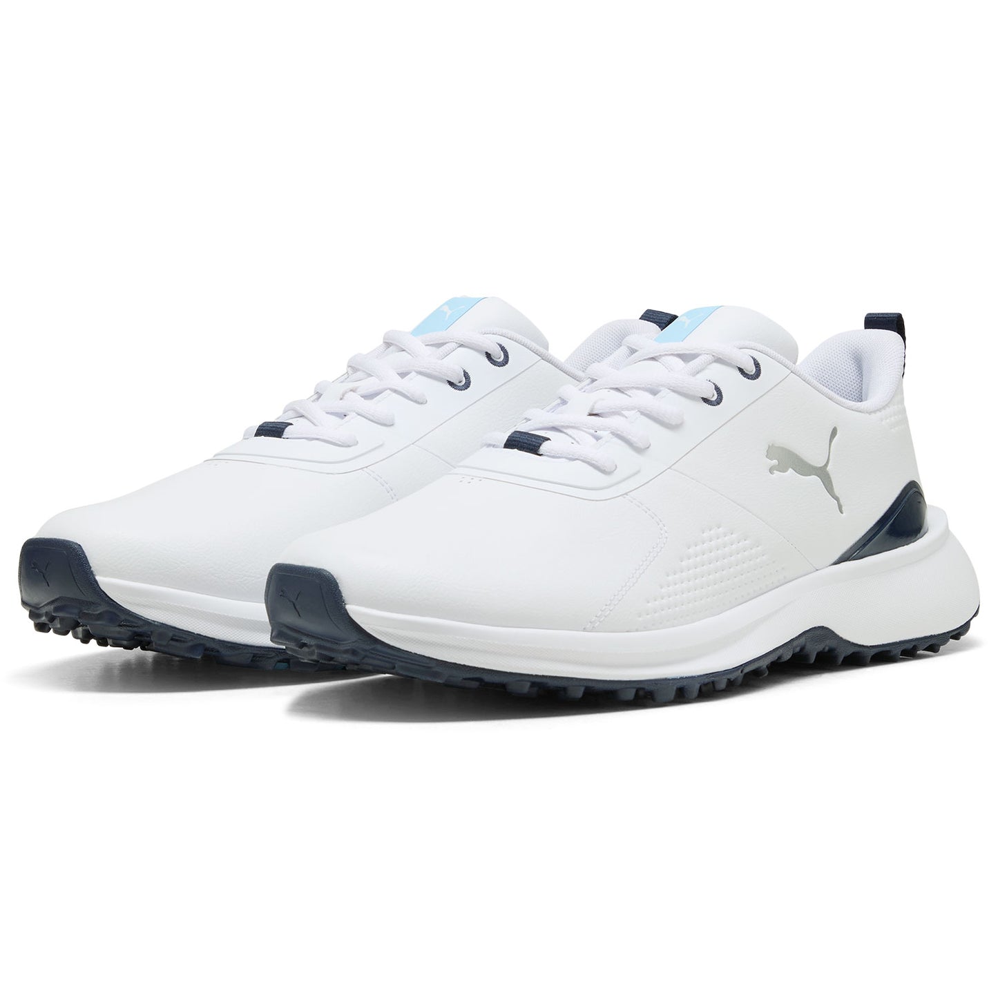 Puma Fusion Grip 6 Evo Golf Shoes White/Silver