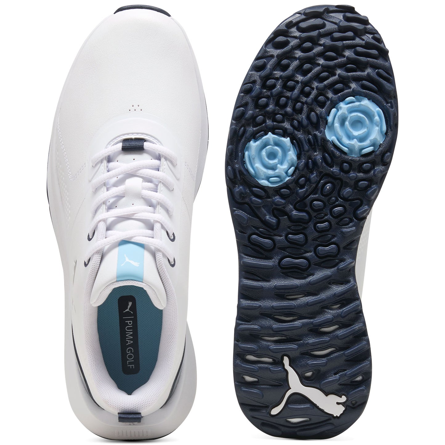 Puma Fusion Grip 6 Evo Golf Shoes White/Silver