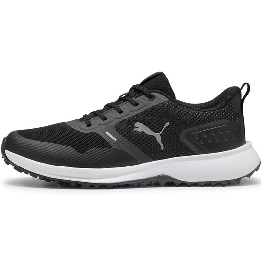 Puma FUSION Grip 6 Spikeless Golf Shoes Black/Asphalt
