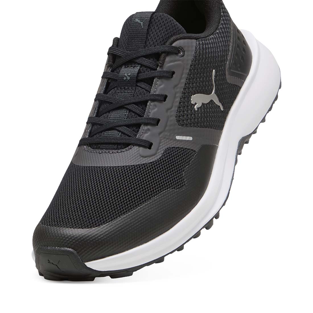 Puma FUSION Grip 6 Spikeless Golf Shoes Black/Asphalt – Golf Discount