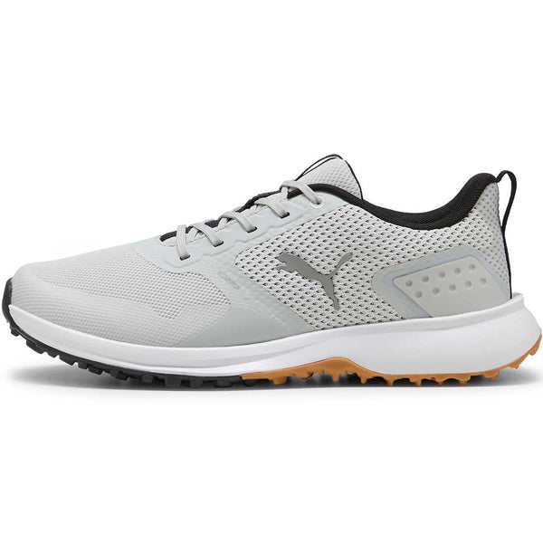 Puma FUSION Grip 6 Spikeless Golf Shoes Feather Grey/Black – Golf