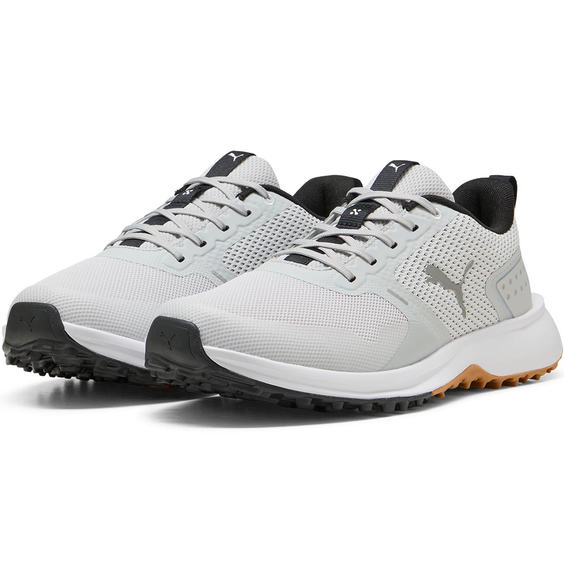 Puma FUSION Grip 6 Spikeless Golf Shoes Feather Grey/Black