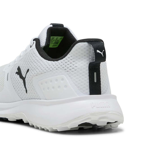 Puma FUSION Grip 6 Spikeless Golf Shoes White/Black